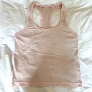 Lululemon Swiftly Tech Racerback Tank Top 2.0 in light pink size 8